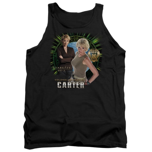 Sg1 Samantha Carter Adult Tank Top Black