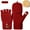 🔥 Red, variant on Msgweeeg Women Gloves Winter Gloves for Men Women's Winter Knitted Double-layer Velvet Thick Warm Gloves for Cold Weather and Insulation