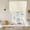Off White, variant on Red Mushrooms Tie Up Curtains for Windows, Adjustable Balloon Window Shades, Spring Floral Farmhouse Botanical Elegant Kitchen Window Treatments Farmhouse Short Curtains with Rod Pocket 42"x45"