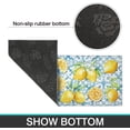 thumbnail image 3 of Funny Bath Mat Super Absorbent Quick Dry 17"x27" Rubber Backed Washable Fun Bathroom Rugs Non Slip Bath Rugs Mats for Shower Oval Blue Bathroom Rug, 3 of 6