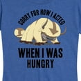 thumbnail image 3 of Avatar - The Last Airbender - Appa Hungry - Women's Short Sleeve Graphic T-Shirt, 3 of 5
