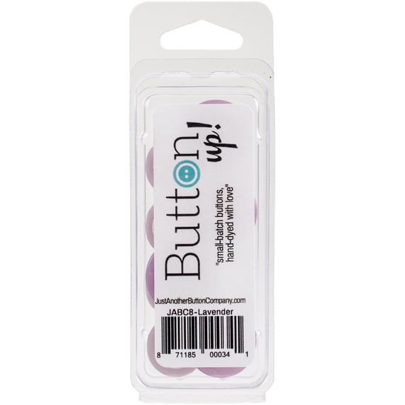 Button Up! Snack Pack Buttons 8/Pkg-Lavender