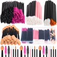 thumbnail image 1 of Rolybag Kit de aplicadores de maquillaje desechables Varitas de rímel Pinceles para delineador de ojos Aplicadores de labios Aplicadores de sombra de ojos Herramientas de maquillaje desechables con ca, 1 of 5