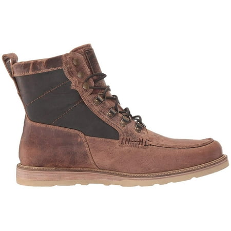Lucchese Lace-Up Range Boot Tan Distressed Goat