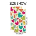 thumbnail image 3 of GZHJMY Seamless Doodle hearts, Bath Shower Towels Set of 2 for Bathroom -Soft Microfiber Hand Towel Absorbent Soft Decorative Face Towel for Kids 30 x 15 inch, 3 of 6