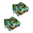 thumbnail image 2 of Belen Kox 16-inch Outdoor Spun Polyseter Square Tufted Chair Cushions (Set of 4), 2 of 5