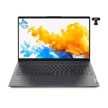 Lenovo IdeaPad 5 Laptop, 15.6" FHD IPS Touchscreen Display, Intel Core i7-1165G7 Processor, 8GB RAM, 1TB SSD, Intel Iris Xe Graphics, Backlit Keyboard, Wi-Fi 6, Bluetooth 5.0, Webcam, Windows 11