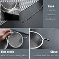 thumbnail image 3 of Stainless Steel Tea Strainer Infuser Balls - 2 Pack, Fine Mesh Tea Filter with Hook & Chain for Loose Leaf Tea Brewing, 3 of 4