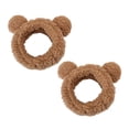 thumbnail image 2 of LShunze 2PCS Bear Ears Spa Headband No Slip Head Band for Face Wash Makeup Skincare Facial Headband Elastic Hair Band Carol Fleece Headbands for Women Girls, 2 of 8