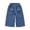 5-Dark Blue, variant on Bigetiay Girls Wide Leg Pants Summer Lightweight Soft Denim Casual Loose Fit, Size 7-8 Years