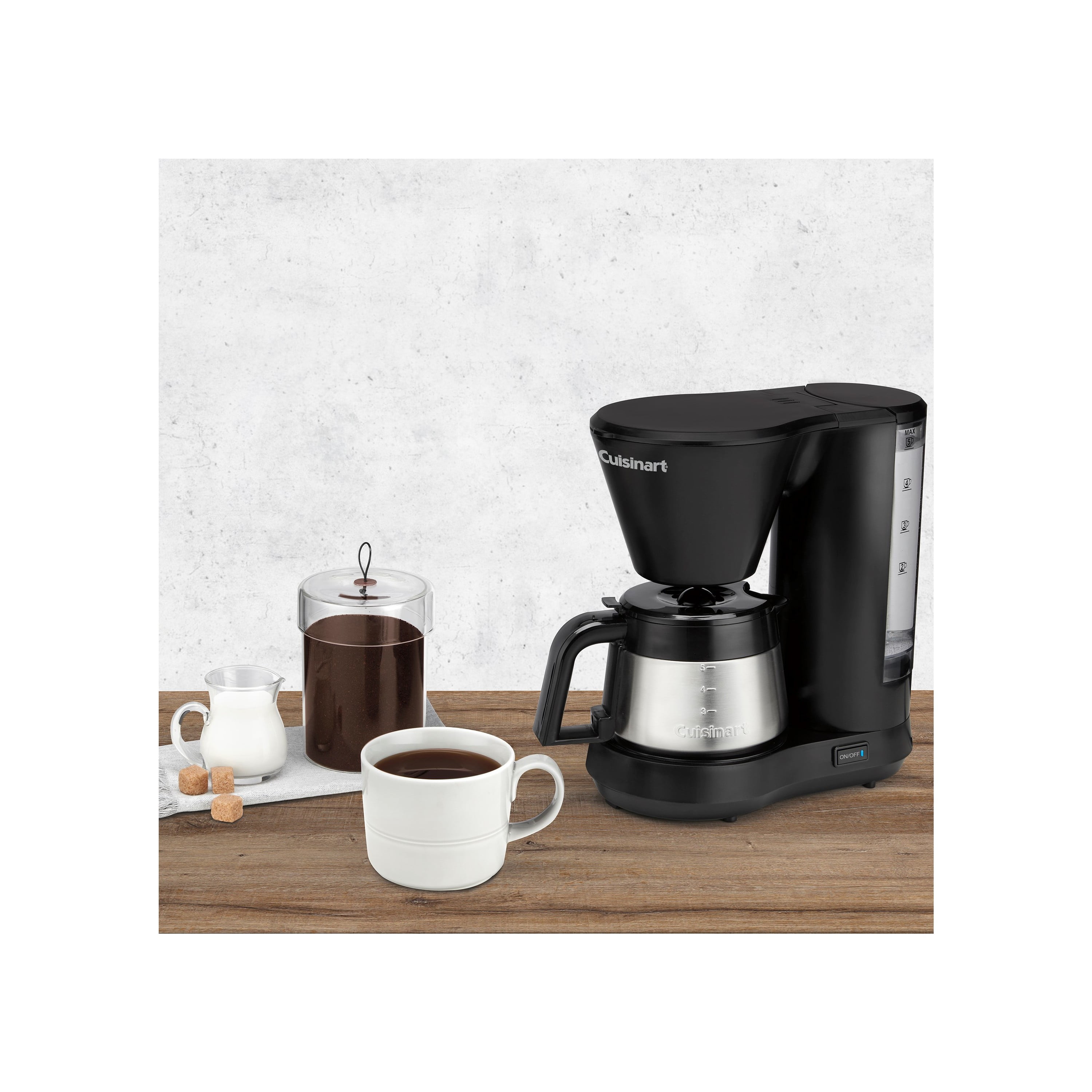 Cuisinart 5-Cup Coffeemaker with Stainless Steel Carafe
