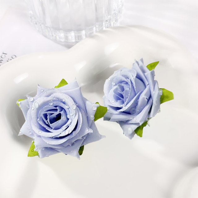 Simulation Flower Head Silk Flower Head Decoration DIY Handmade Fake Flower Material Simulation Flower Decoration