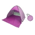 thumbnail image 2 of Tente up, Tente de Plage, Tente Portable, UPF 50, Protection Solaire up Beach Rayures Roses G, 2 of 9