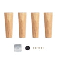 thumbnail image 1 of Firlar TV Cabinets Wooden Table Legs Raised Feet New 4Pcs Increase Foot Pad, 1 of 13