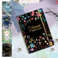 thumbnail image 7 of 2026-2028 Academic Planner with Weekly and Monthly Calendar Tabs,Lined Notebook Organizer for Class Schedule and Goal Setting,Floral Hardcover Journal with Inner Pocket for Campus and Personal Use, 7 of 7