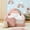Pink + Boucle + Fabric + Foam, variant on Dinosaur Twin Bed Frame, Boucle Fabric Upholstered Bed with Safety Rails,Grey