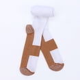 thumbnail image 3 of 3 pares de calcetines de compresión de cobre para hombre y mujer, de 20 a 30 mmHg, hasta la rodilla, con soporte para pantorrillas, talla L/XL., 3 of 6