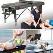 BestMassage 77 Length PU Portable&Folding Beauty/Massage/SPA Dedicated Massage Table,Black