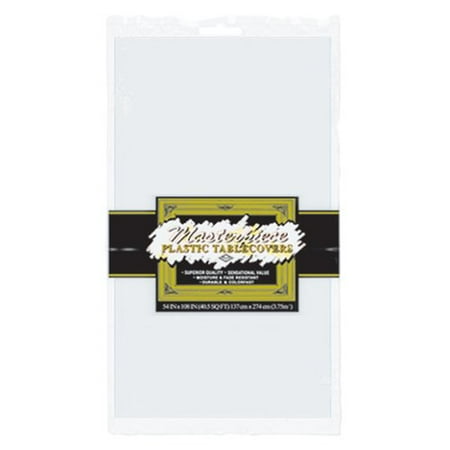 The Beistle Company Plastic Round Tablecloth