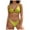 Green, variant on vigerkar Women's 2 Piece Bikini Set Textured Ruched Low Rise Swimsuit Bathing Suit (Green, XL)