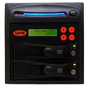 SySTOR 1:1 SATA Hard Disk Drive (HDD/SSD) Duplicator/Sanitizer - High Speed(150mb/sec) (SYS201HS)