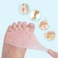 thumbnail image 4 of 4 pieces metatarsal pads, toe spreader, toe separator silicone, gel forefoot pads foot pads, gel metatarsal pads for men and women, relieve foot pain., 4 of 7