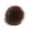 #0827-Coffee, variant on Betivan Knitting Hat Accessories 10cm Colored Faux Fox Fur Pom-Poms With Elastic Band Press Button Detachable Craft Decorations