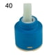 thumbnail image 2 of 35mm 40mm Bathroom Faucets Replacement Ceramic Disc Filter Element Tap Mixing High Spool Valve Ceramic Disc Cartridge Mixer, 2 of 11