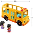 thumbnail image 2 of Fisher-Price Little People Autobús Escolar Vehículo de Juguete Musical para Niños Pequeños con 2 Figuras, 2 of 5