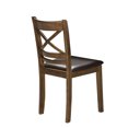 thumbnail image 1 of Topline Home Furnishings Warm Oak Dining Chairs, 1 of 3