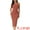 Red, variant on Unique Bargains Women's Sleeveless Crewneck Waist Cut Out Split Tank Ribbed Bodycon Dress S Army Green