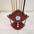 thumbnail image 4 of LOVIVER Billiard Pool Rack Corner Holder Floor Stand Rod Organizer Freestanding Storage, 4 of 8