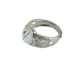 thumbnail image 4 of Anillo turquesa ovalado unisex Zulema Ajustable Blanco, 4 of 8