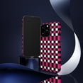 thumbnail image 2 of Black White & Pink Checkered Shape Tough iPhone 15 Case-iPhone-iPhone Case, 2 of 2