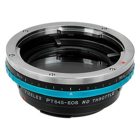 UPC: 0847372029464 | Fotodiox P645-EOS-Pro-NDThrtl Vizelex ND Throttle Lens Mount Adapter – Pentax 645 Mount SLR Lens To Canon EOS Mount SLR Camera Body with Built in Variable ND Filter