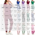 thumbnail image 3 of Fengactive Scrubs for Women Set Stretch Stand Collared Scrub Top Long Pant Nursing Uniforms Scrubs Sets with Pockets, 3 of 5