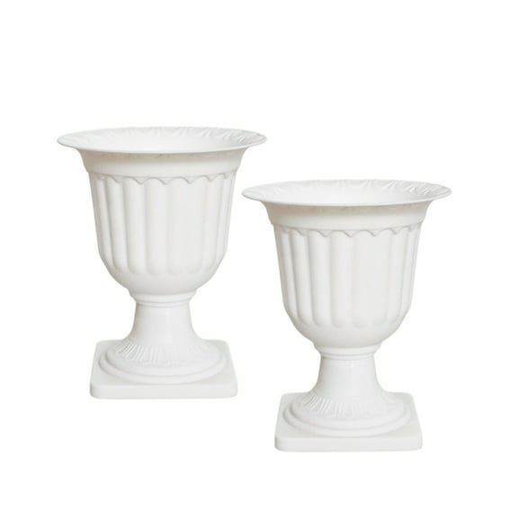 Yonrjhukm European Roman Style Plastic Flower Pot for Imitation Flower Arrangements, Durable Gardening Decoration Pot, Detachable Design for Home Decor