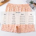 thumbnail image 3 of Yertdoel Pajama Shorts Women Fashion Printed Elastic Waist Loose Fitting Modal Lounge Bottoms Thin Cozy Soft Casual Sleep Shorts, 3 of 5