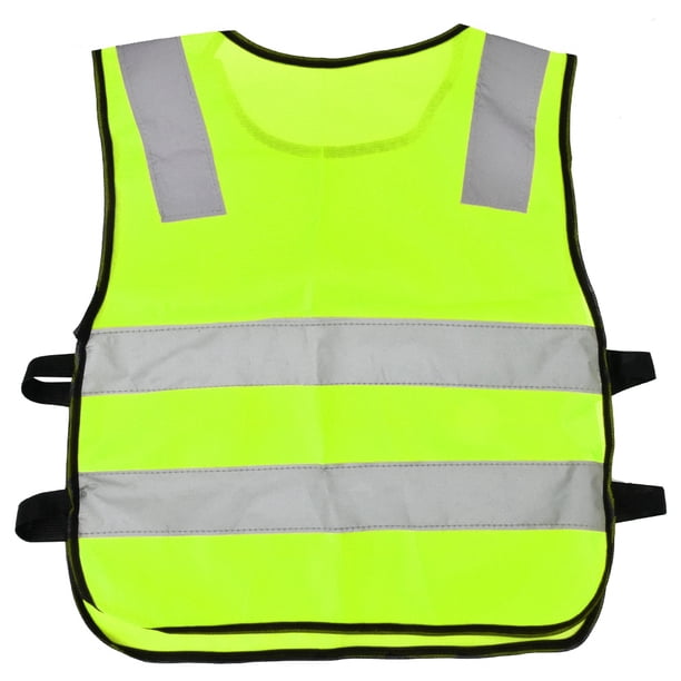 Chaleco de Seguridad Para Niños, Chaleco Reflectante de SEGURIDAD TEJIDO DE PUNTO DE ALTA VISIBILIDAD PARA Niños Chaleco Reflectante de SEGURIDAD PARA CICLISMO NOCTURNO, Correr, Correr, Correr,