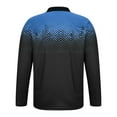 thumbnail image 5 of Blczomt Dress Golf Polo Casual Long Sleeve Blue Polos Collared Button Mens Clothes Trendy, 5 of 6
