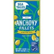 Sea Tales MSC Wild Caught Anchovy Fillets in Olive Oil, 1.6 oz