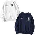 thumbnail image 2 of Custom EMT EMS Embroidered Sweatshirt Hoodie Personalized Paramedic Uniform Emergency Medical Technician Shirts Men Women (Sweatshirt, XL), 2 of 10