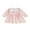 Pink, variant on BemeyourBBs Toddler Baby Girl Silly Goose Outfit Plaid Gingham Dress Spring Summer Clothes Bow Goose Letter Ruffle Long Sleeve A-line Dress