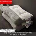 thumbnail image 2 of Premium Latex Cervical Traction Pillow with Massage Function - White Anti-Collapse Design for Neck Pain Relief, Home Use, Medium Size (40x70cm) - Single Person Sleep Support Pillow for Healthy, 2 of 6