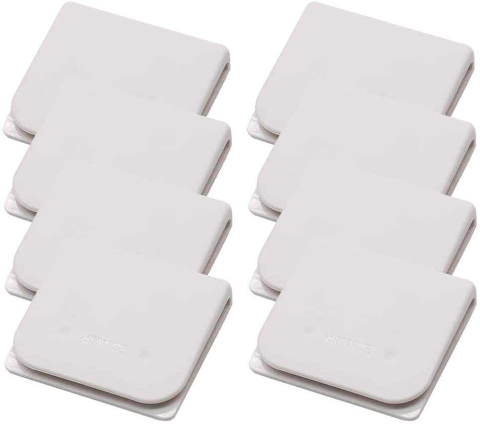 4 Pack Windproof Stop Protect Clips, Shower Splash Guard Curtain Clip