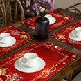 thumbnail image 6 of WEGFTDUOP Christmas Placemat Table Mat Christmas Home Living Room Decoration Placemat, 6 of 6