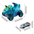 thumbnail image 3 of Uklsqma Dinosaur Toy Car Track Set for Kids | Ejectable Racing Car with Catapult Function | Durable Abs Plastic | Interactive Boys Girls Gift | Parent-Child Play | Includes 3 Rails and Projectiles, 3 of 6