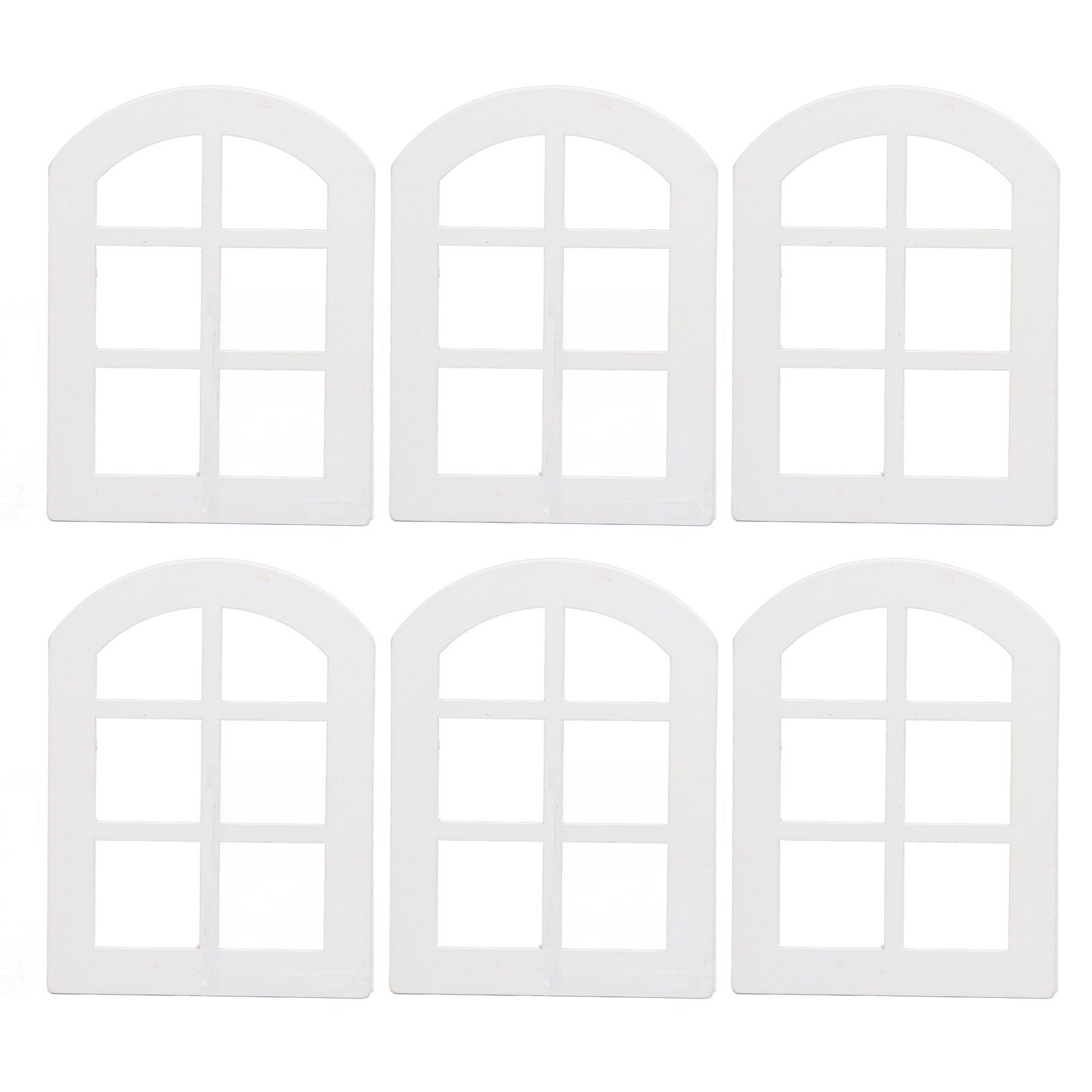 Fenêtre Miniature En Bois Pour Maison De Poupée 1:12 - Blanche, à Peindre - Décoration Détaillée Pour Accessoires Poupées