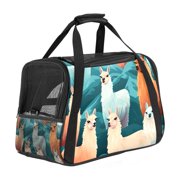 Alpaca Premium Fabric Cat Carrier Bag - 900D Oxford Cloth | Nylon Webbing | Portable Travel Tote for Convenient Cat Transportation - Stylish & Comfortable Design