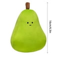 thumbnail image 2 of Wizlet Soft Pear Plush Stuffed Toy 6.3" Cute Pear Stuffed Plushies Pillow, Birthday Christmas Valentine's Day Gifts for Kids Girlfriend,Ornament (A), 2 of 5